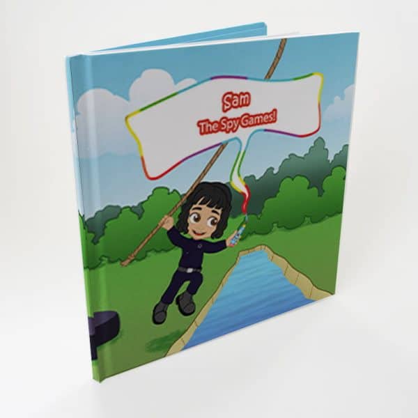personalised stories spy games book